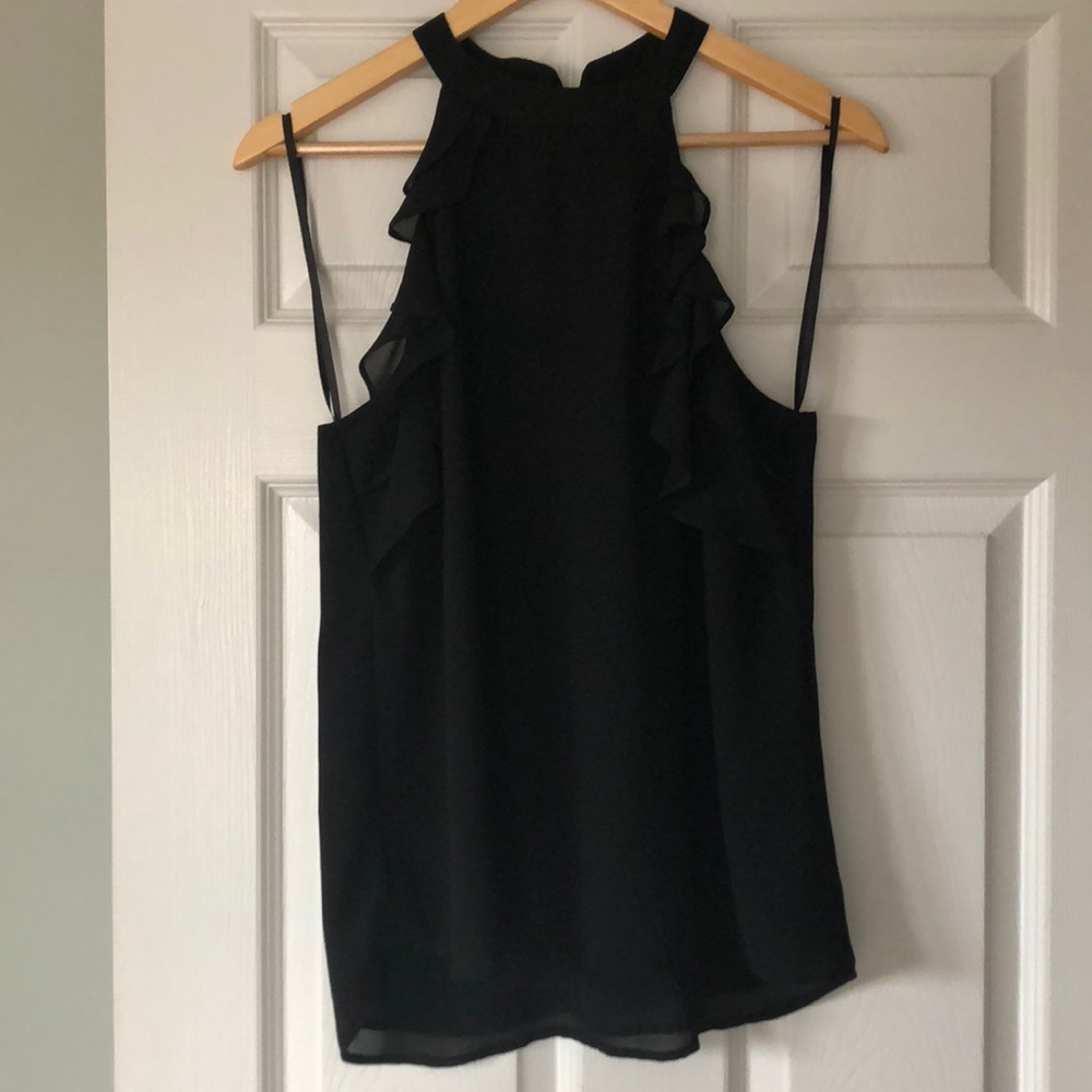 Ruby & Jenna black halter top